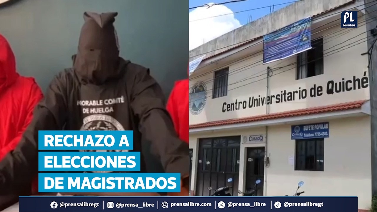 Estudiantes toman instalaciones de la Usac en Quiché por rechazo a elección de magistrados de la CC