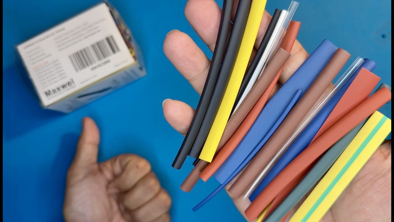 Quality Test for Assorted 9-Color Shrink Tubing Tubes