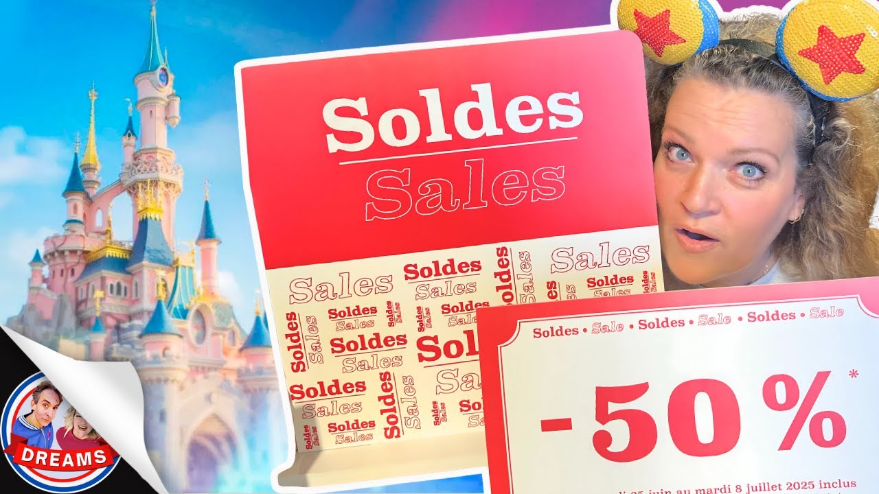 RETOUR DES SOLDES À DISNEYLAND PARIS !NOUVEAU SHOPPING ATTRACTION & STITCH