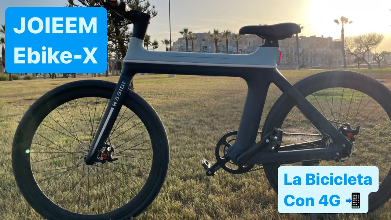 La bicicleta del futuro tiene 4G y GPS | Joieem Ebike-X Review Bicicleta eléctrica Motor 250w MIVICE