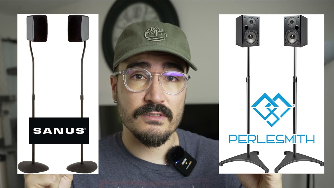 Sanus Adjustable Height Speaker Stand VS Perlegear! (Premium Package)