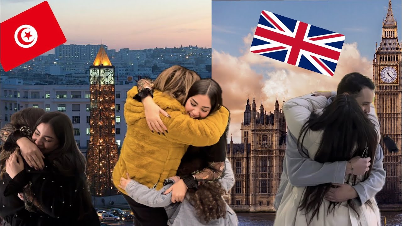 Saying goodbye to my family in Tunisia and joining my husband in the UK🥹