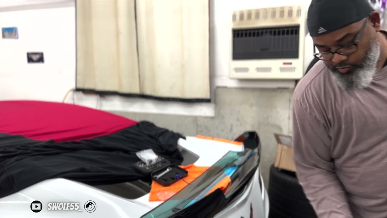 HOW TO INSTALL AN EOS STAGE 3 WICKERBILL ON A C7 Z06 WITH A STAGE 2 SPOILER