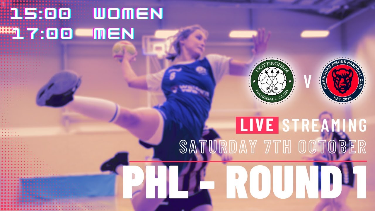 HANDBALL LIVE: Mens Premier League -  North - Nottingham v Birmingham Bisons