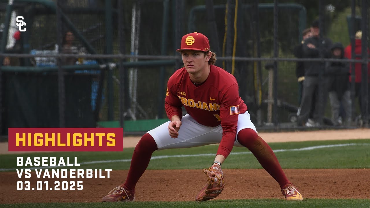 Baseball - USC 3, Vanderbilt 1: Highlights (03/01/25)