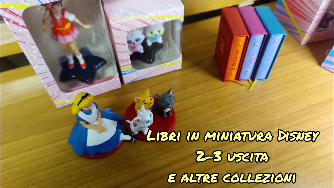 libricini in miniatura Disney 2-3 uscita by#hachette  e altre fantastiche collezioni 😱😱