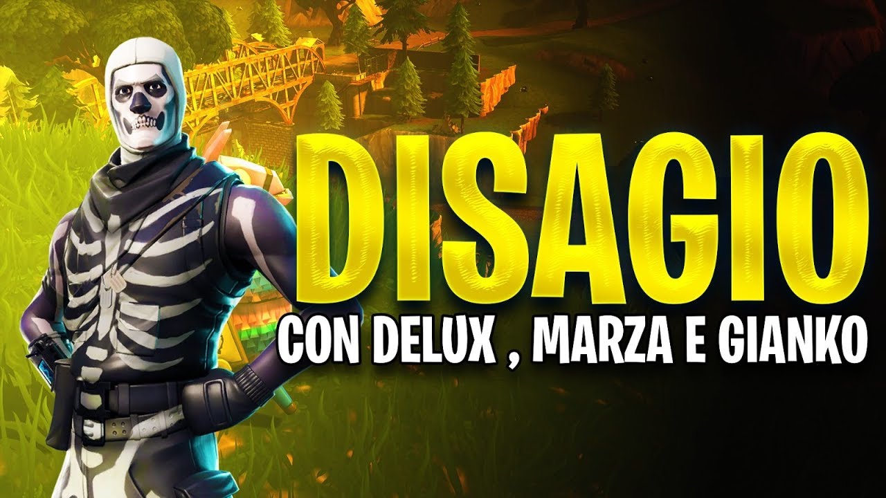 DISAGIO IN SQUAD CON DELUX, MARZA E GIANKO! | FORTNITE ITA