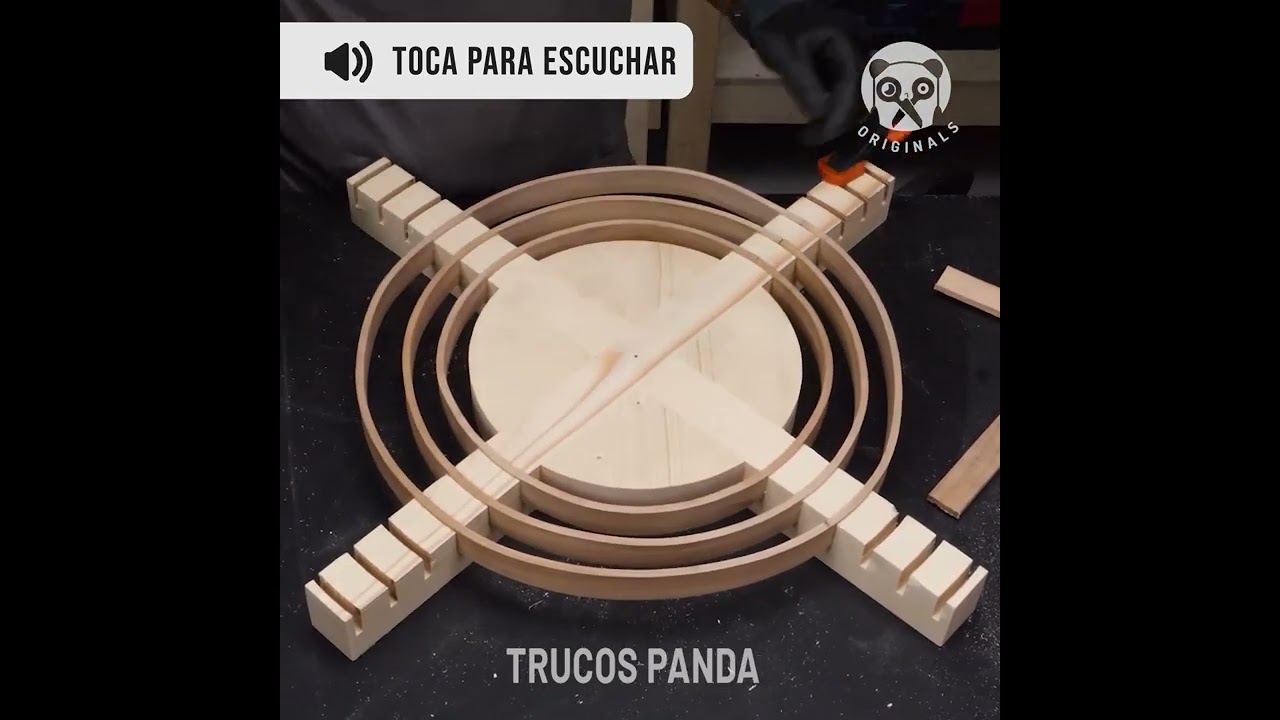Bending Wood To Make a Round Table!