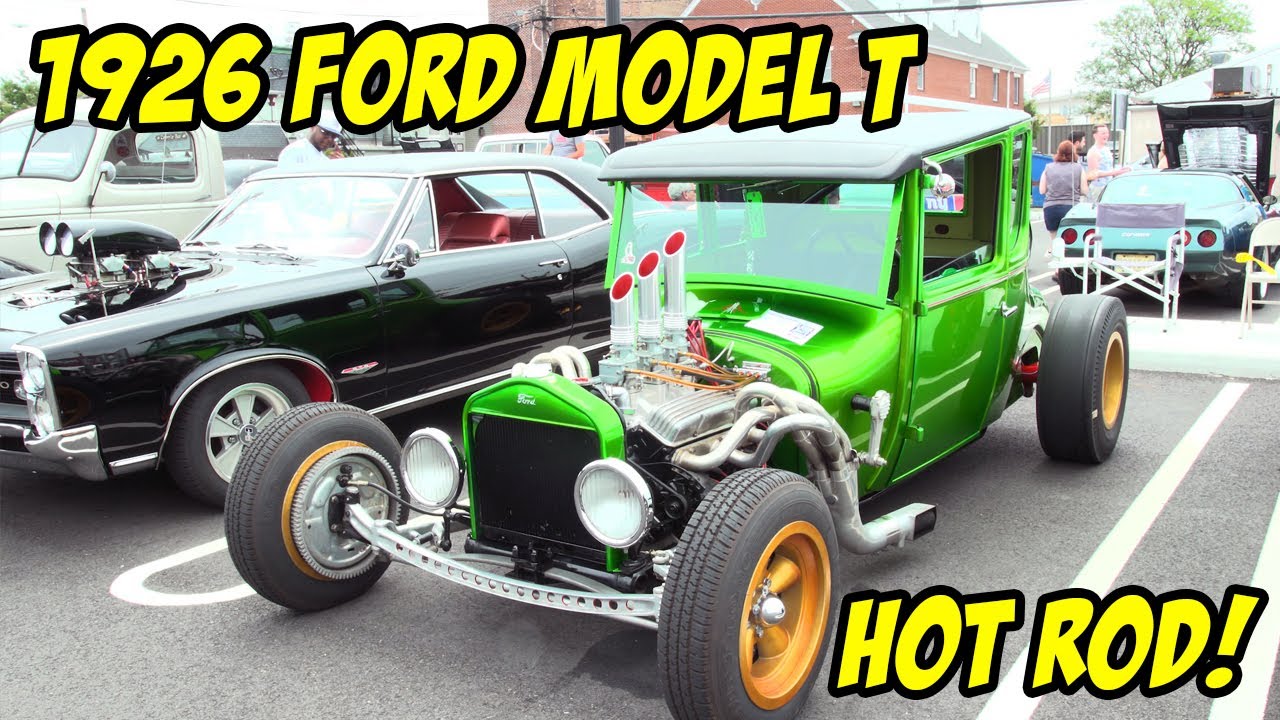 1926 Ford Model T Hot Rod at the Liberty Hose Red Bank Firefighter 18th Annual Car Show!