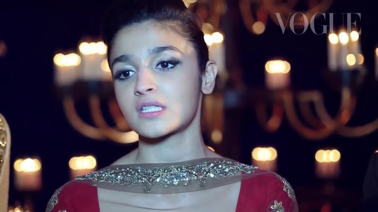 Backstage with Alia Bhatt & Manish Malhotra - India Couture Week 2014 | VOGUE India