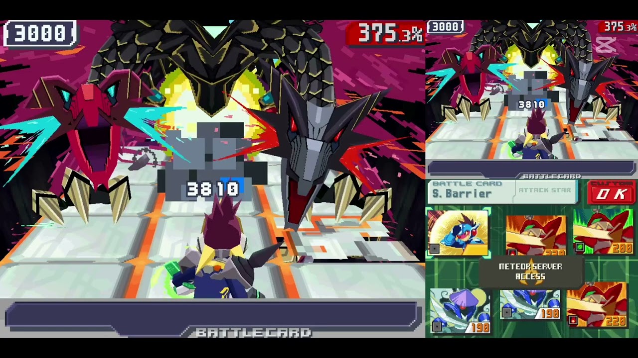 NDS - Shooting Star Rockman 3: Black Ace (Crimson Dragon ∑) [Gemini Noise] (No Damage)