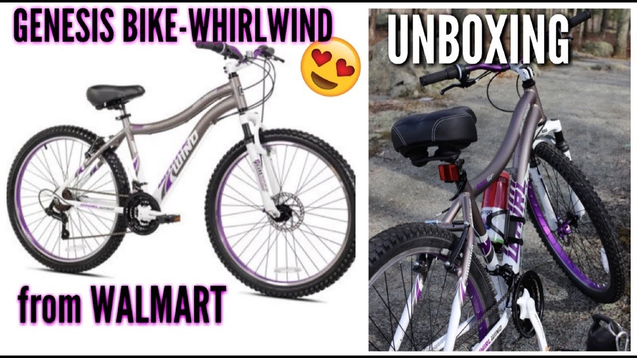 Genesis Bike from Walmart rose gold unboxing and assembly