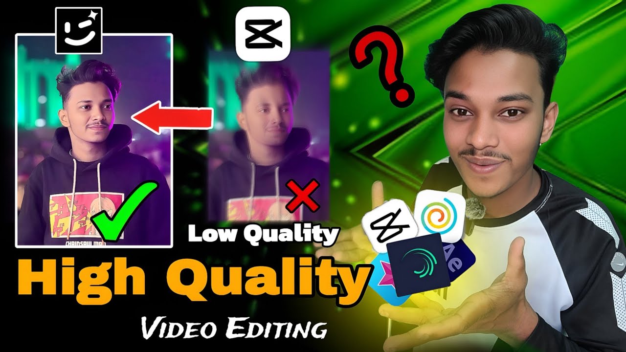 নরমাল ভিডিও থেকে প্রোফেশনাল HD করবেন কিভাবে? মোবাইল দিয়ে ভিডিও এডিটিং | Video Editing.