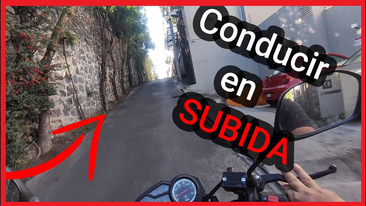 ✅¿Cómo CONDUCIR moto estándar en SUBIDA? 🏍️ ¡Manejando moto por primera vez!  (TUTORIAL)
