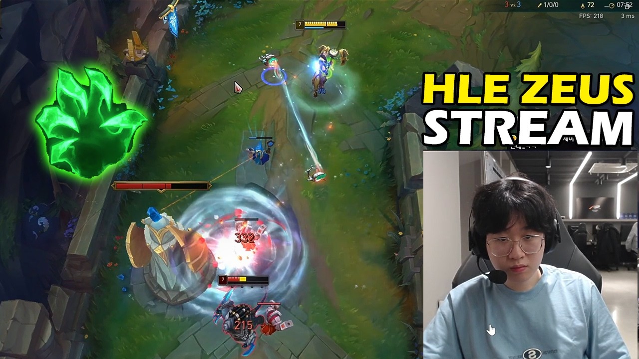 HLE Zeus Stream Jayce Win Challenger Rengar With Build 2026