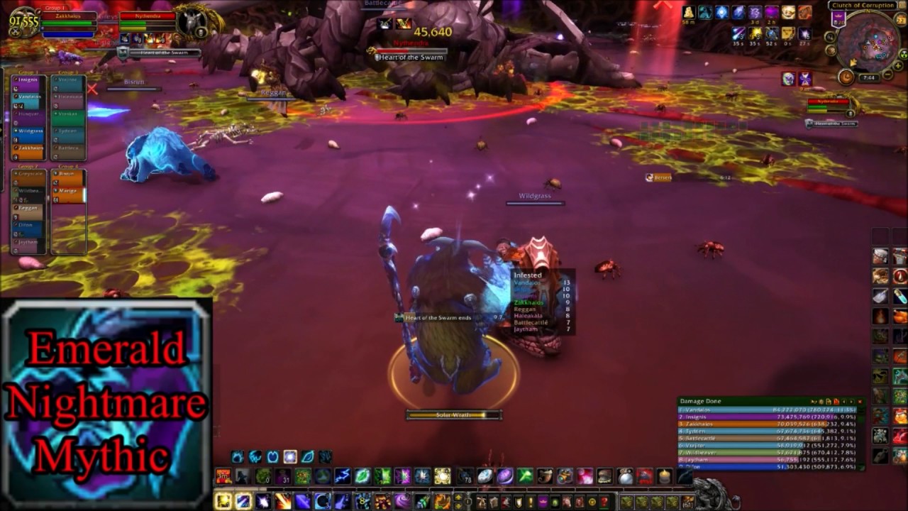Undignified Majesty - Emerald Nightmare Mythic Nythendra