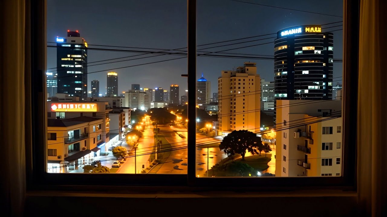 Manila Night City View Ambience for Sleep & Relaxation | 1 Hour