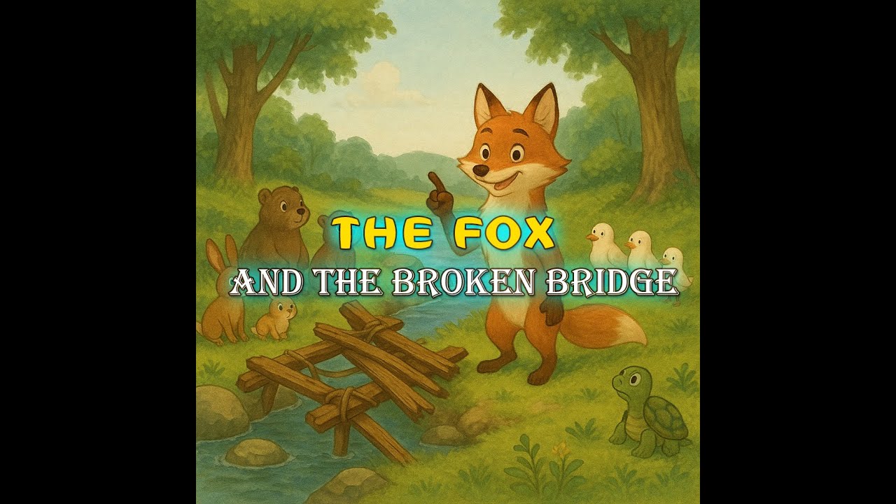 The Fox and the Broken Bridge | English Moral Story for Kids | Wisdom and Cleverness Fairy Tale