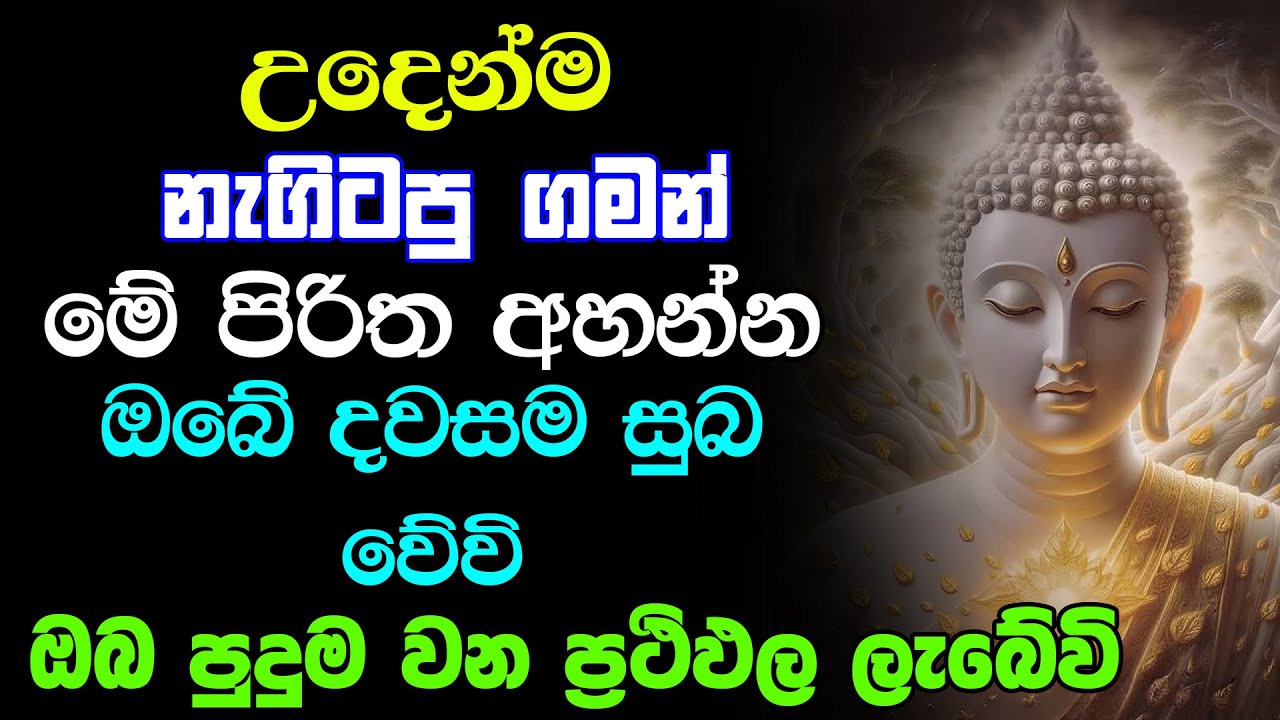 සියලු දෝෂ නසන බලසම්පන්න පිරිත් දේශනාව | seth pirith (සෙත් පිරිත්) Udasanata Pirith