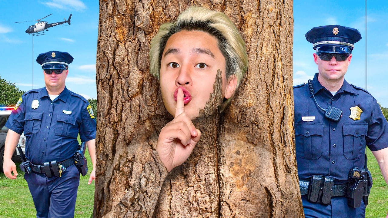 Я научился экстремальному камуфляжу, чтобы скрыться от полиции!