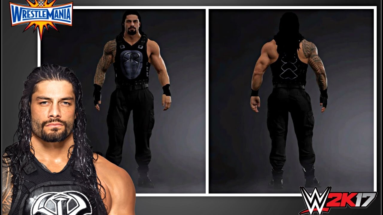 WWE 2K17: Roman Reigns - WWE WrestleMania 33 Attire ᴴᴰ
