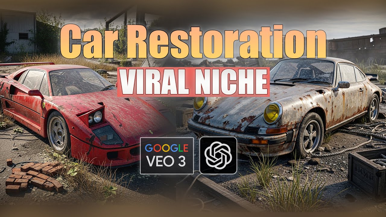 How to Create Car Restoration ASMR Videos Using ChatGPT & Google VEO 3