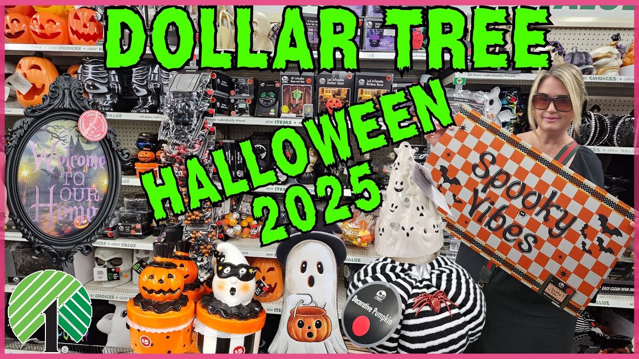 DOLLAR TREE FULL HALLOWEEN 2025 IN STORES NOW | STORE WALK THRU | MUST HAVE FINDS #dollartree