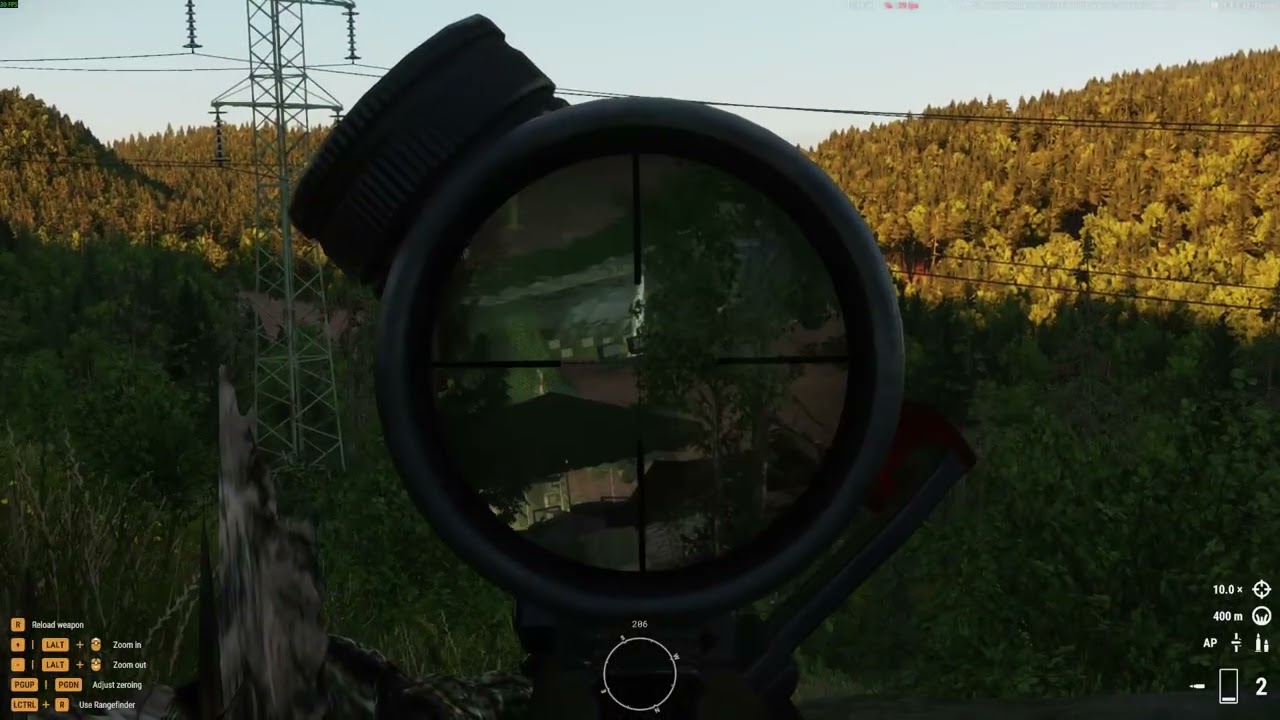Arma Reforger: Long range sniping