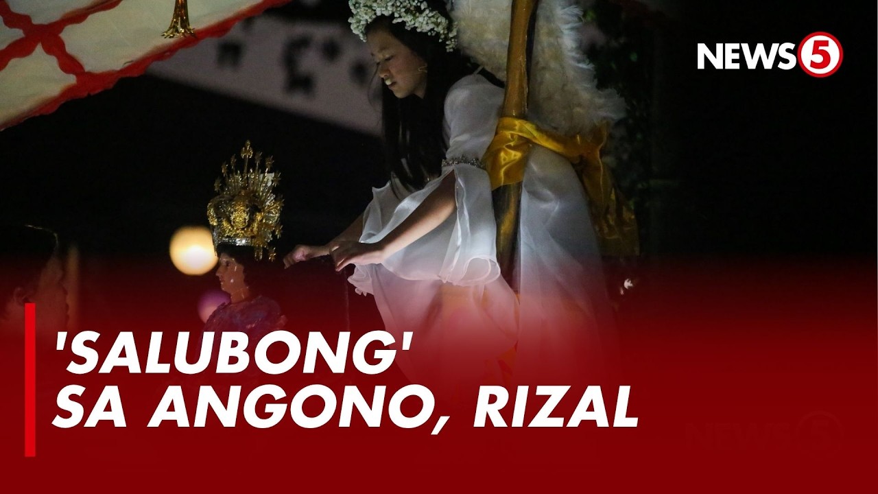 'Salubong' para sa Linggo ng Muling Pagkabuhay, idinaos sa Angono, Rizal