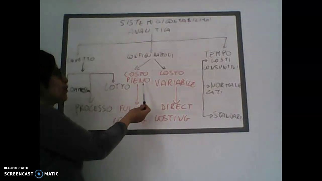 sistemi di contabilità analitica