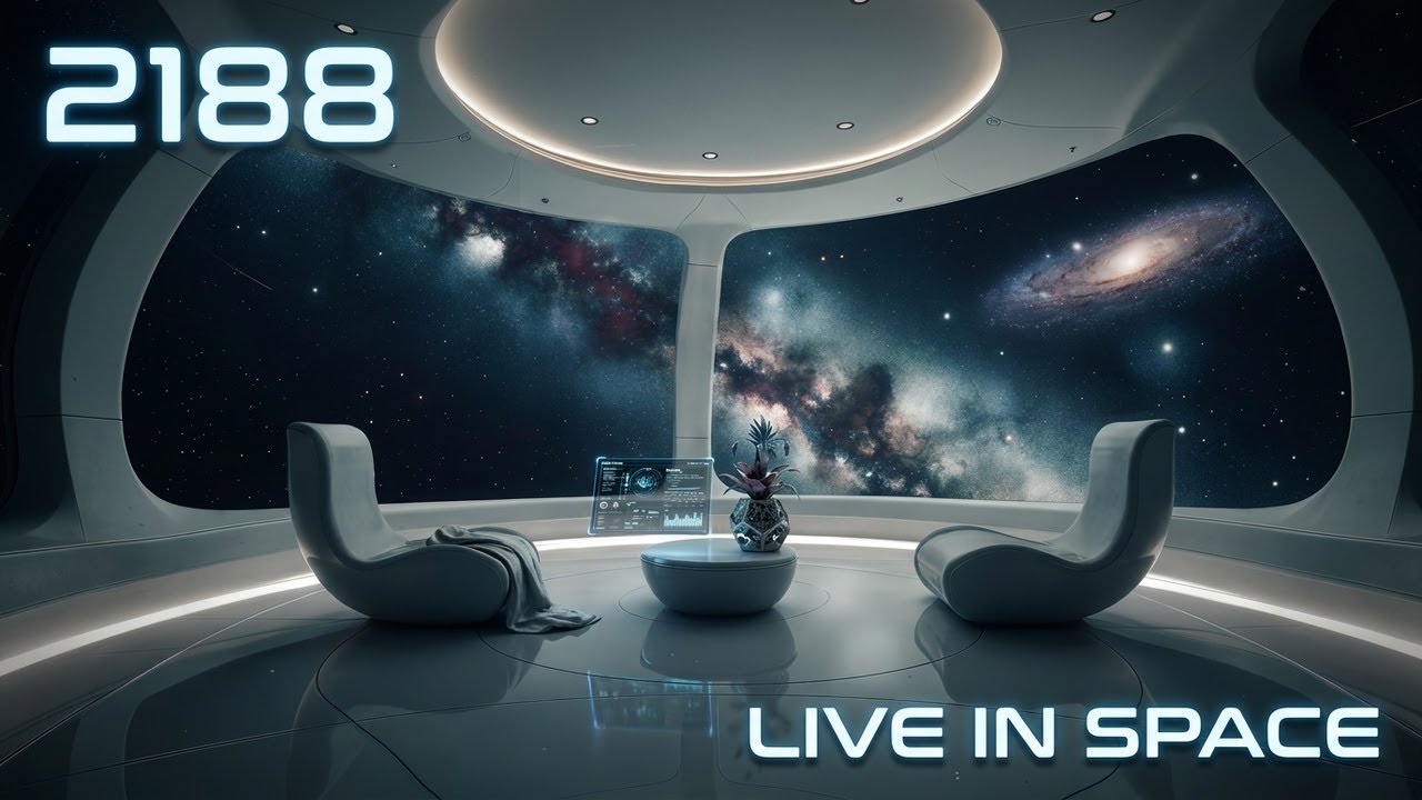 2188 Executive Suite 🌌 Deep Focus Ambience | Living in a Futuristic Space Apartment