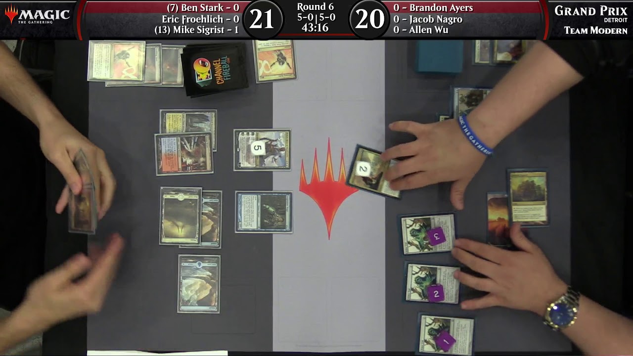 Magic: The Gathering GP Detroit 2018, раунд 6, командный формат Modern