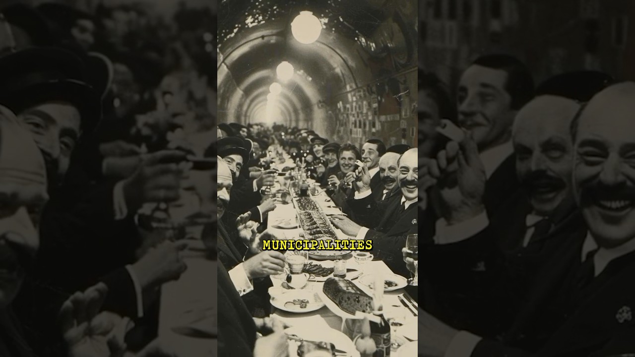 Elite Dinner in Underground Tunnel 😳 