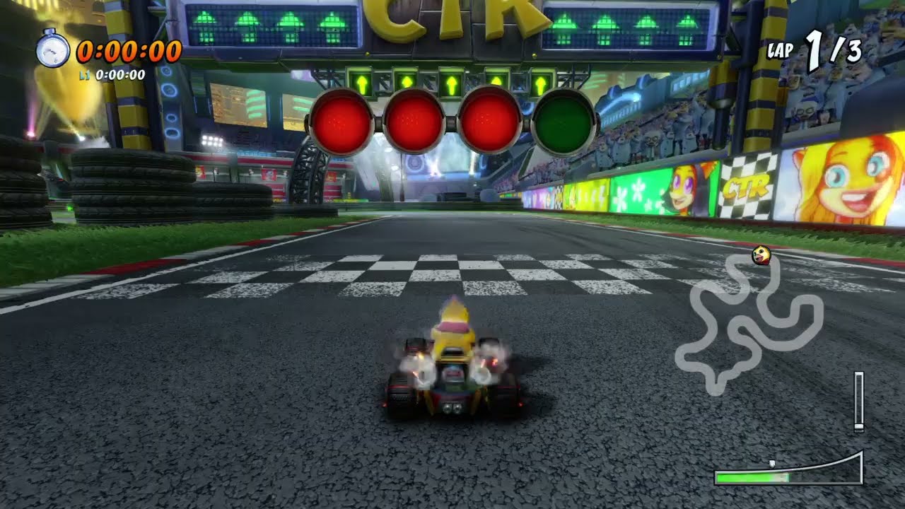 CTR:NF - Slide Coliseum 1:31.76