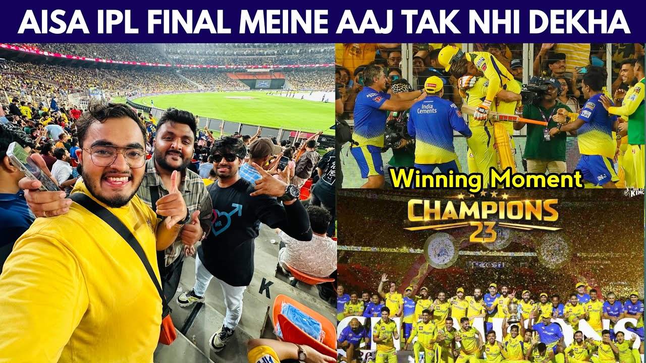 CSK VS GT IPL FINAL 2023 Match Ground Reality 😳 | Dhoni Ka Last Match?? Most Exclusive Vlog
