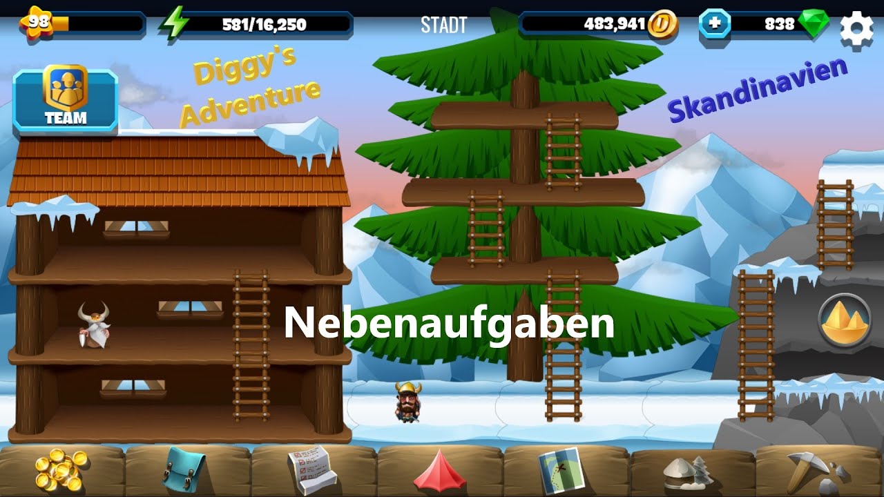 Diggy's Adventure - Skandinavien Nebenaufgabe #13 – Feurige Festung (deutsch / german)