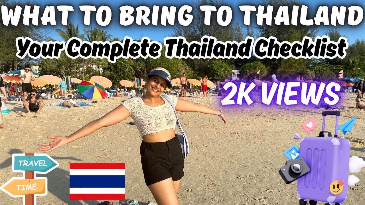 Thailand Vlog, Thailand Packing List: What to Pack! Travel Vlog Thailand, Thailand Tour.