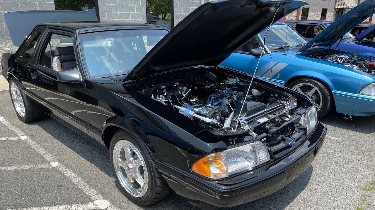Black Supercharged Foxbody Coupe