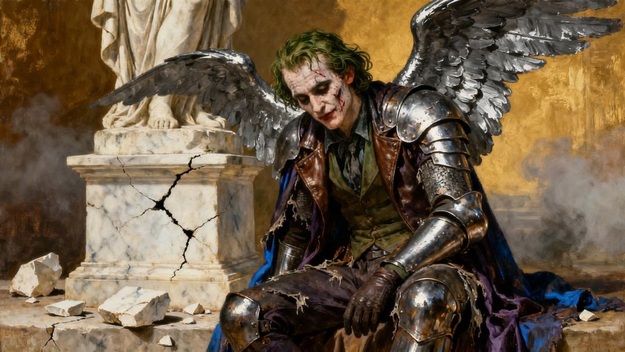 U Looked Too GOOD To Be Human They Called It a LOOK U Called It a WARNING Joker Noira