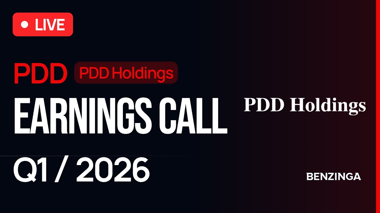 PDD Holdings Q1 FY26 Earnings Call | $PDD | 🔴 WATCH LIVE
