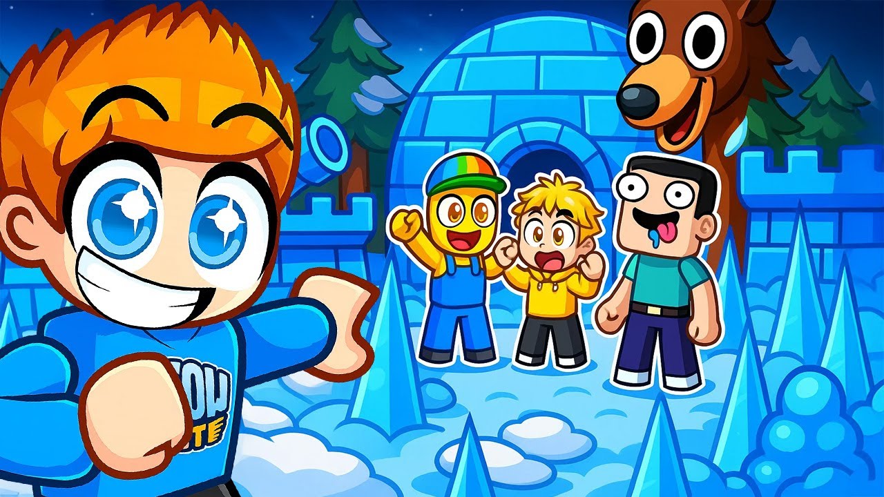 PRZETRWAJ 100 ZIMNYCH ❄️ NOCY 🌙 W LESIE w Roblox!