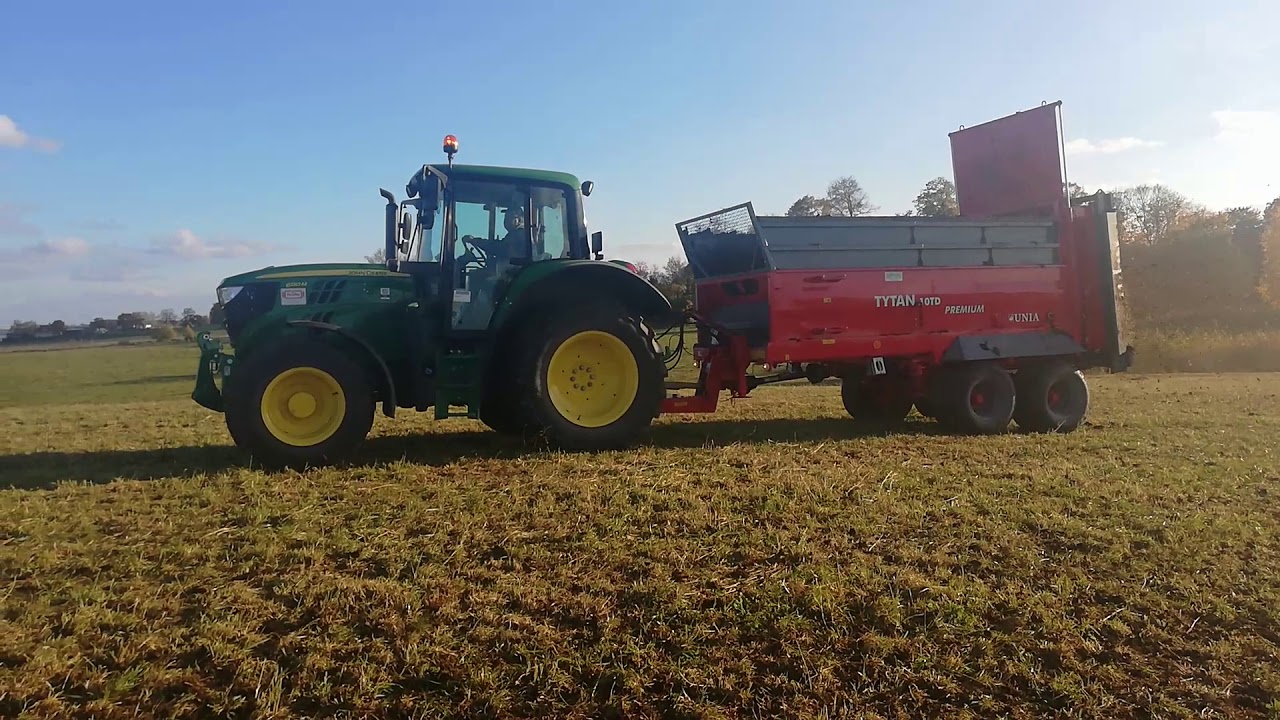 Nowy nabytek John Deere 6120m i Unia tytan 10TD Premium