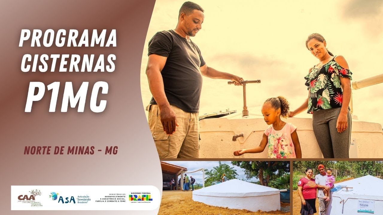 Programa Cisternas - P1MC - Montezuma e Santo Antônio do Retiro - Norte de Minas (MG)