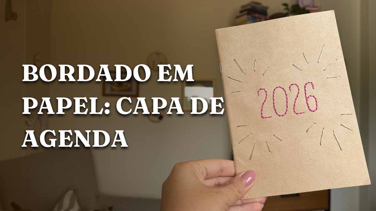 Como bordar uma agenda e metas de ano novo