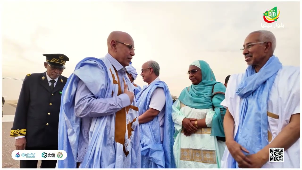 وصول رئيس الجمهورية السيد محمد ولد الشيخ الغزواني لمدينة باسكنو، وسط استقبال رسمي وشعبي.