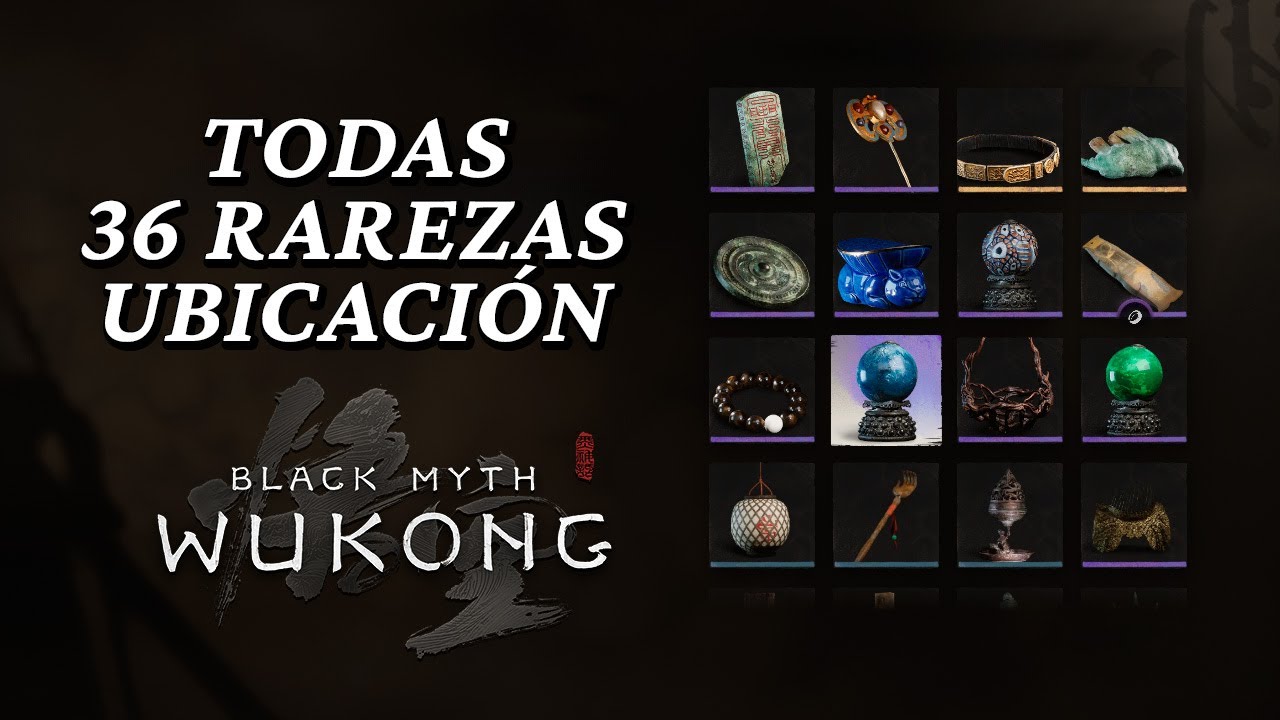 RAREZAS BLACK MYTH WUKONG GUIA / UBICACIÓN ✅