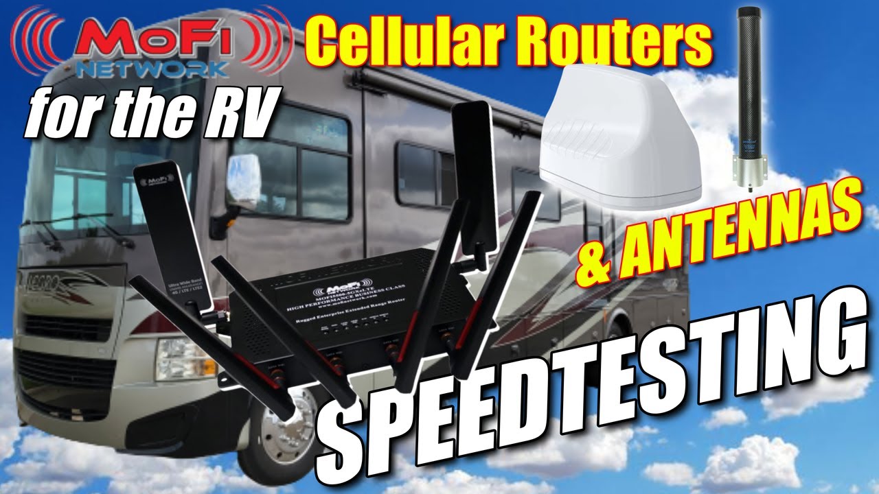 Boosting RV internet speeds with antennas and the MoFi Cellular Routers