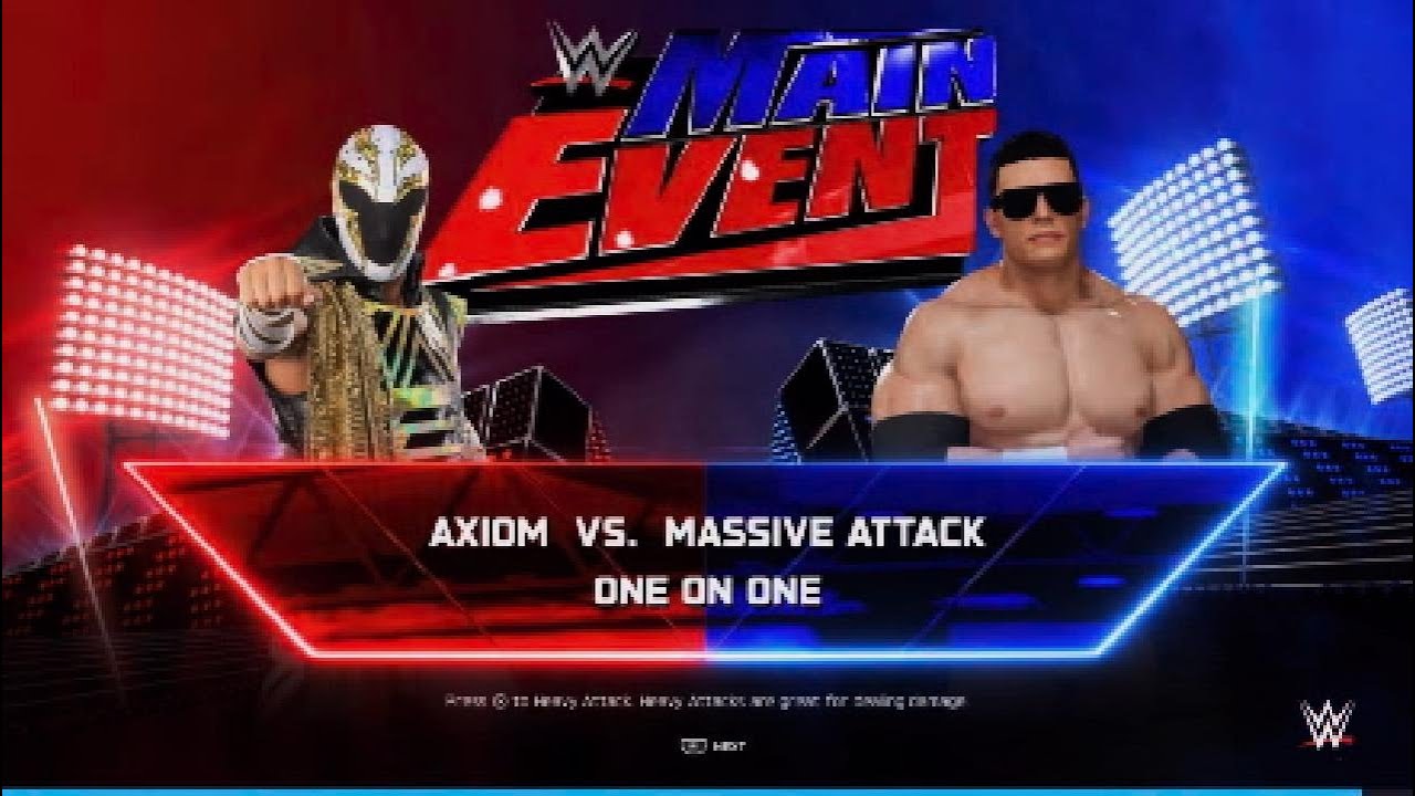 WWE Main Event| Axiom vs Massive Attack WWE2K25