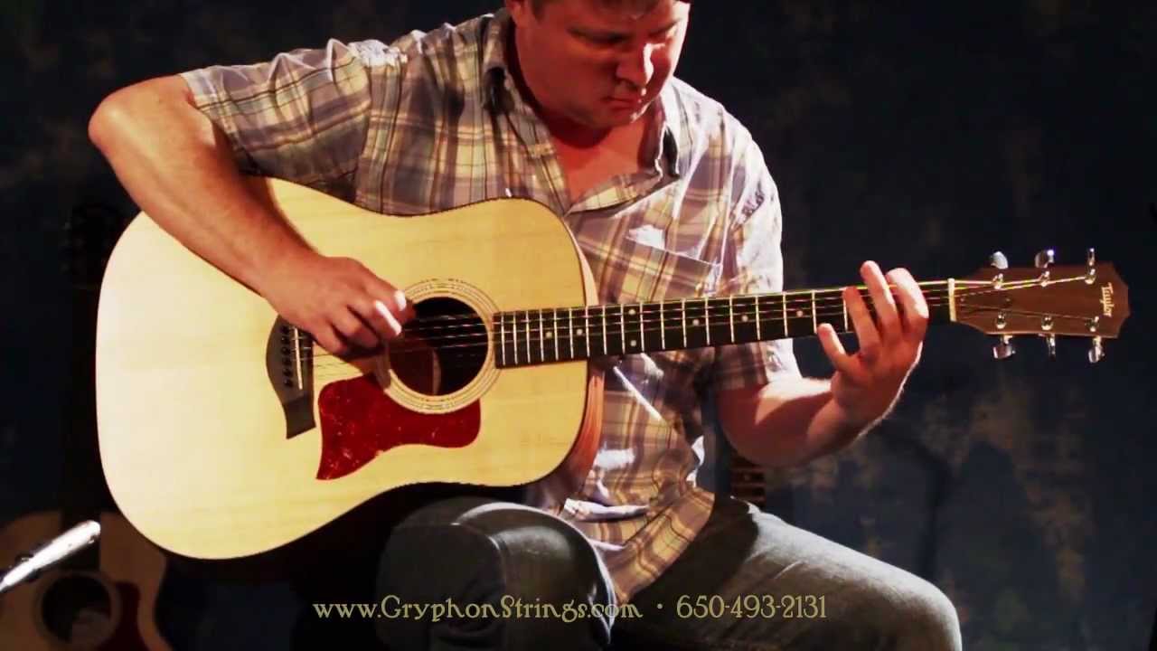 Taylor 110 Acoustic Guitar Demo by Erik Frykman
