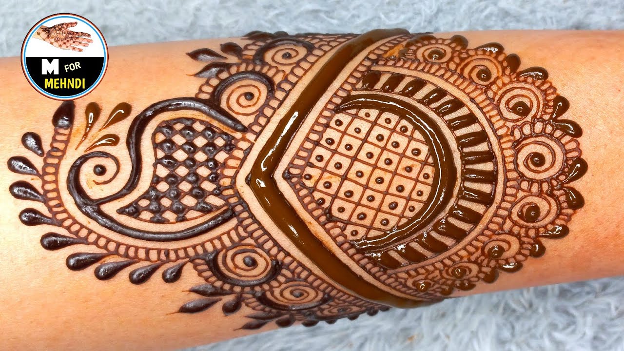 Very Easy Very Simple Beautiful Stylish Mehndi Design | Mehndi Design Back Hand Easy Style